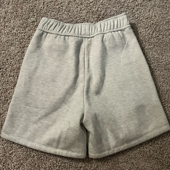 Princess Polly Grey Cotton High-Waisted Track Shorts - Picture 2 of 3